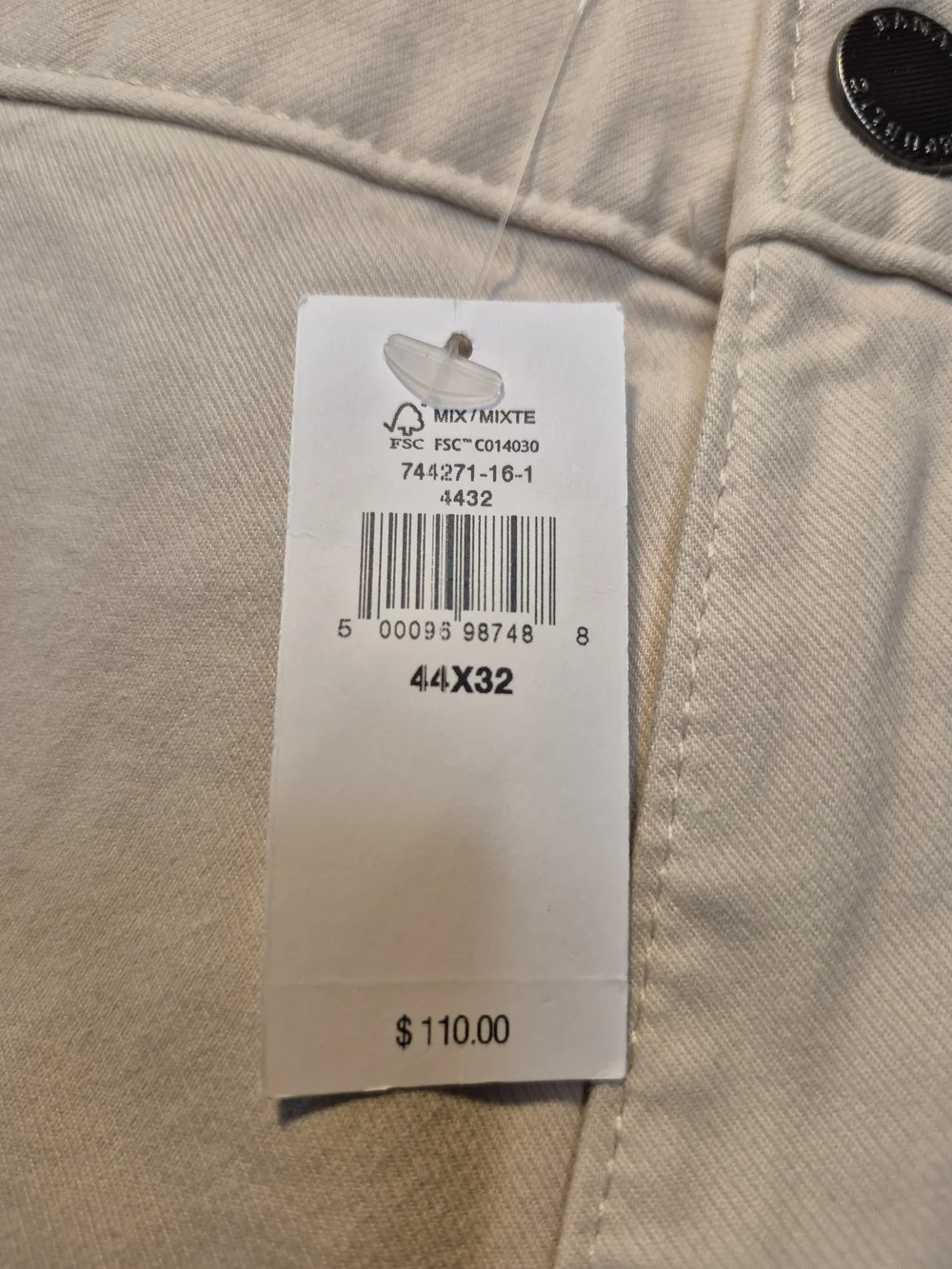Banana Republic clean off